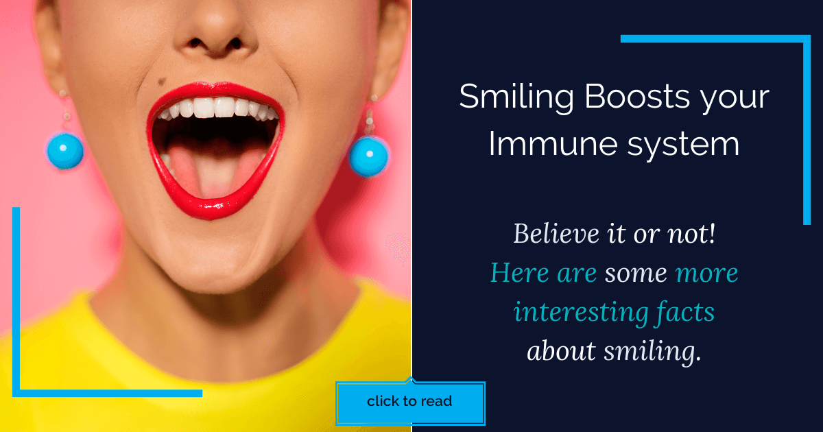 smiling boosts your immune system